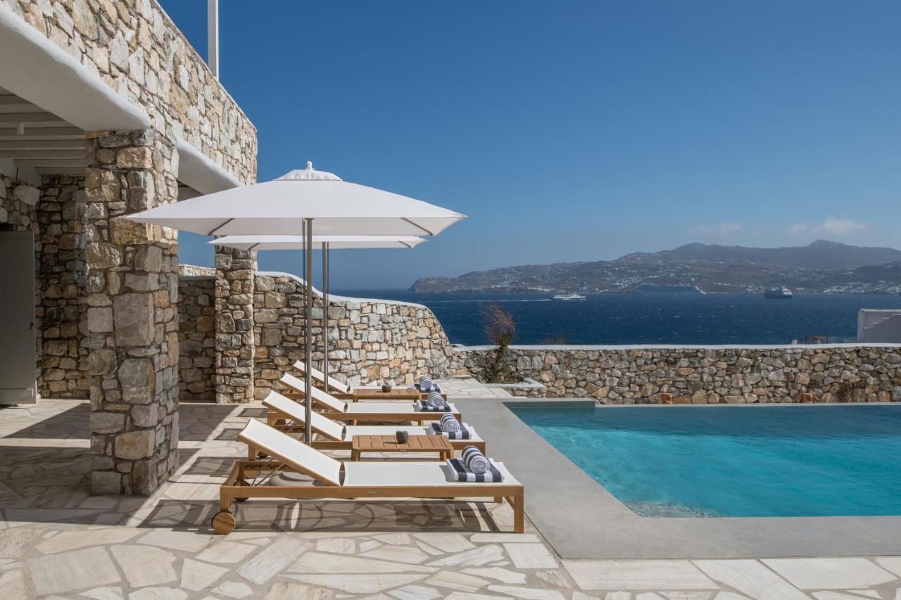 Mykonos Esti Luxury Villas Agios Ioannis Diakoftis Exterior foto